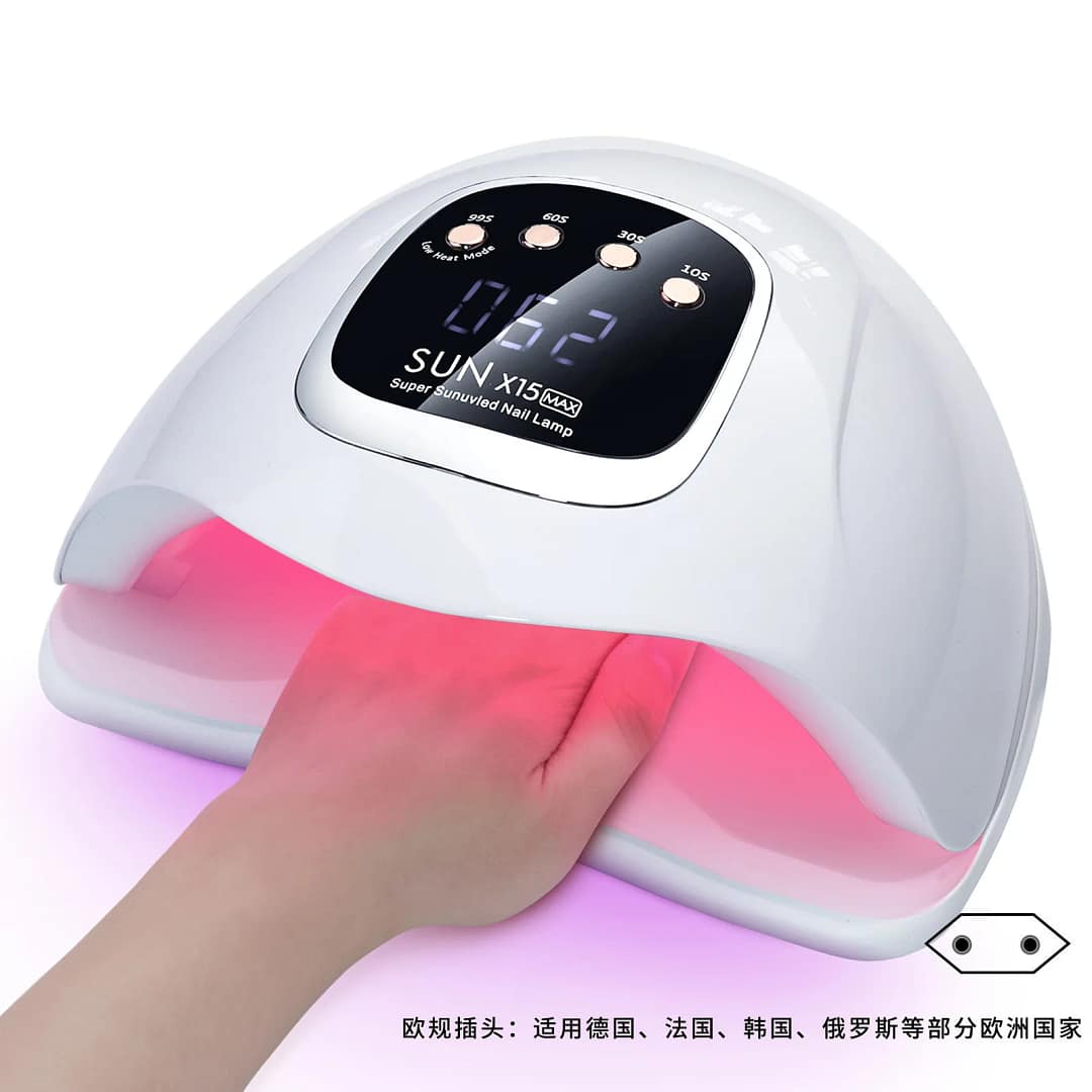 SUN X15 MAX High-Power Nail Drying Lamp For Gel Nails 280W 66LEDS Gel Polish Drying Machine With Auto Sensor UV LED Nail Lamp - الصورة 8