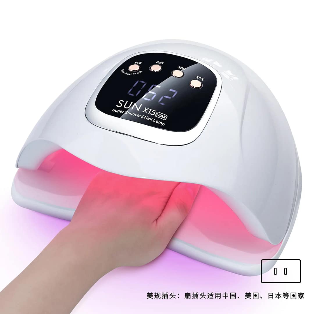 SUN X15 MAX High-Power Nail Drying Lamp For Gel Nails 280W 66LEDS Gel Polish Drying Machine With Auto Sensor UV LED Nail Lamp - الصورة 7