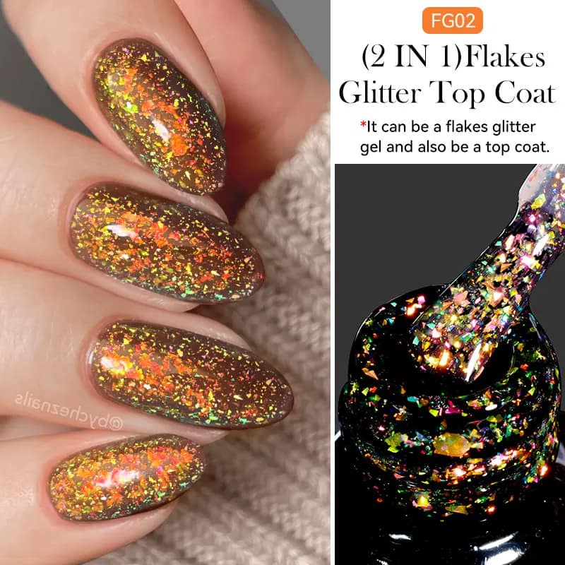 LILYCUTE 7ML Neon Reflective Glitter Gel Nail Polish Soak Off Super Shining Champagne Gold UV Gel Polish For Nail Art Manicure - الصورة 81