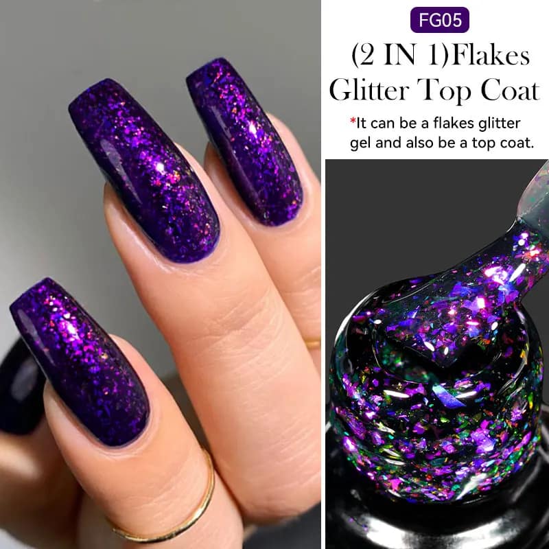 LILYCUTE 7ML Neon Reflective Glitter Gel Nail Polish Soak Off Super Shining Champagne Gold UV Gel Polish For Nail Art Manicure - الصورة 86