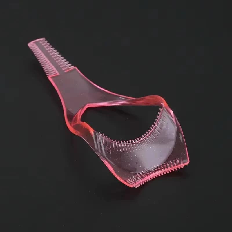 1pc 3D Triple Function Eyelash Assistant Tool Mascara Applicator Guide Eyeliner Assistant Anti-Clumping Eyelash Separator - الصورة 3