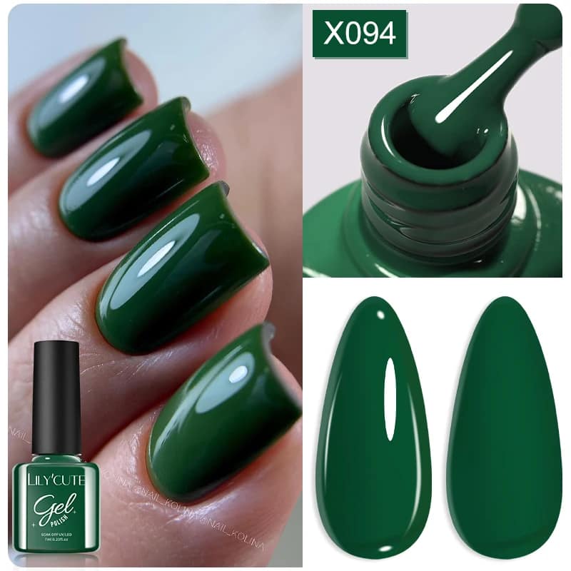 LILYCUTE 7ML Neon Reflective Glitter Gel Nail Polish Soak Off Super Shining Champagne Gold UV Gel Polish For Nail Art Manicure - الصورة 58