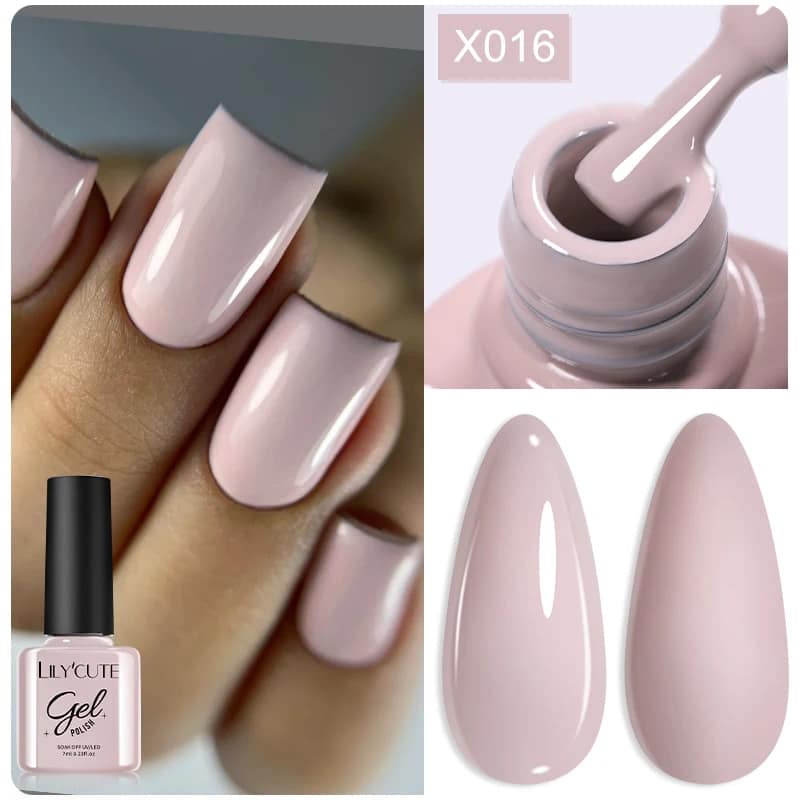 LILYCUTE 7ML Neon Reflective Glitter Gel Nail Polish Soak Off Super Shining Champagne Gold UV Gel Polish For Nail Art Manicure - الصورة 51