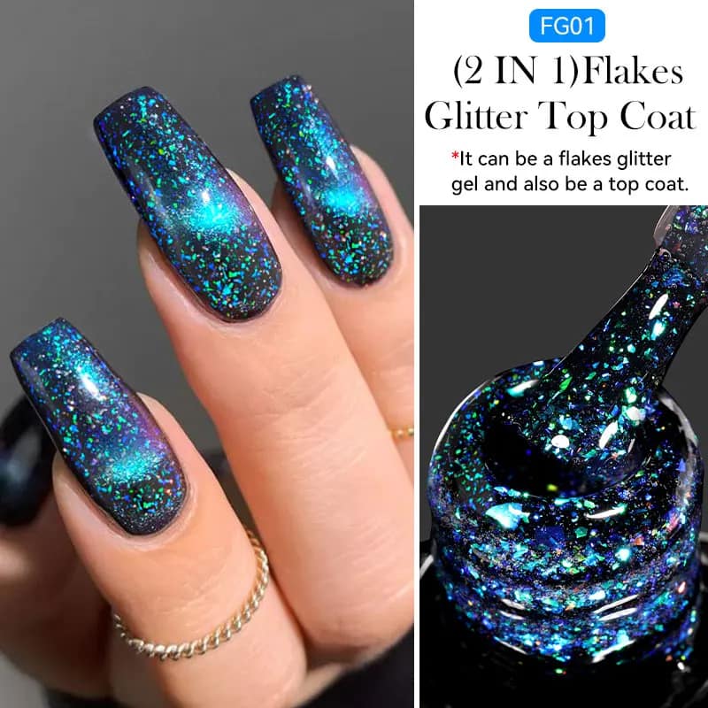LILYCUTE 7ML Neon Reflective Glitter Gel Nail Polish Soak Off Super Shining Champagne Gold UV Gel Polish For Nail Art Manicure - الصورة 82